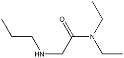 N,N-diethyl-2-(propylamino)acetamide Struktur