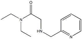 N,N-diethyl-2-[(pyridin-2-ylmethyl)amino]acetamide Struktur