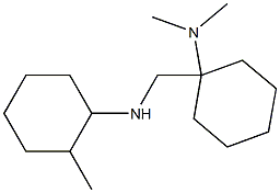 N,N-dimethyl-1-{[(2-methylcyclohexyl)amino]methyl}cyclohexan-1-amine Struktur