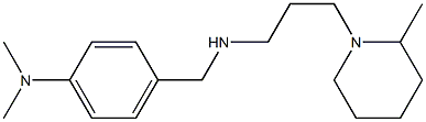 N,N-dimethyl-4-({[3-(2-methylpiperidin-1-yl)propyl]amino}methyl)aniline Struktur