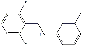 N-[(2,6-difluorophenyl)methyl]-3-ethylaniline Struktur