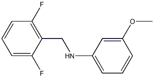 N-[(2,6-difluorophenyl)methyl]-3-methoxyaniline Struktur