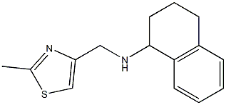 N-[(2-methyl-1,3-thiazol-4-yl)methyl]-1,2,3,4-tetrahydronaphthalen-1-amine Struktur