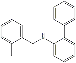 N-[(2-methylphenyl)methyl]-2-phenylaniline Struktur