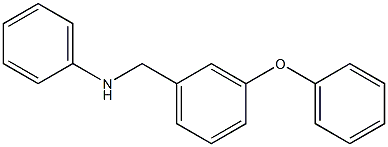 N-[(3-phenoxyphenyl)methyl]aniline Struktur