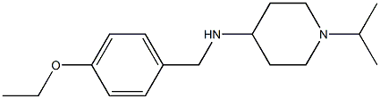 N-[(4-ethoxyphenyl)methyl]-1-(propan-2-yl)piperidin-4-amine Struktur