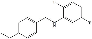 N-[(4-ethylphenyl)methyl]-2,5-difluoroaniline Struktur