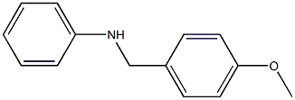 N-[(4-methoxyphenyl)methyl]aniline Struktur