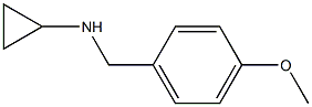 N-[(4-methoxyphenyl)methyl]cyclopropanamine Struktur