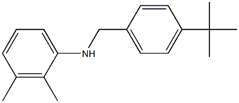 N-[(4-tert-butylphenyl)methyl]-2,3-dimethylaniline Struktur