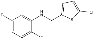 N-[(5-chlorothiophen-2-yl)methyl]-2,5-difluoroaniline Struktur