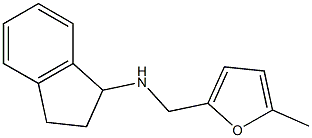 N-[(5-methylfuran-2-yl)methyl]-2,3-dihydro-1H-inden-1-amine Struktur