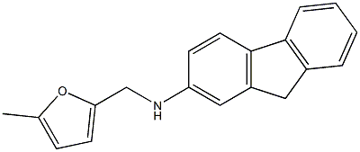 N-[(5-methylfuran-2-yl)methyl]-9H-fluoren-2-amine Struktur