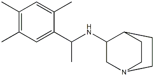 N-[1-(2,4,5-trimethylphenyl)ethyl]-1-azabicyclo[2.2.2]octan-3-amine Struktur