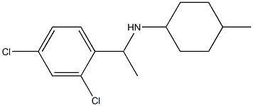 N-[1-(2,4-dichlorophenyl)ethyl]-4-methylcyclohexan-1-amine Struktur