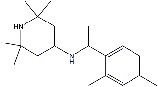 N-[1-(2,4-dimethylphenyl)ethyl]-2,2,6,6-tetramethylpiperidin-4-amine Struktur