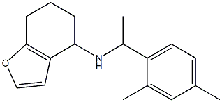 N-[1-(2,4-dimethylphenyl)ethyl]-4,5,6,7-tetrahydro-1-benzofuran-4-amine Struktur