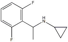 N-[1-(2,6-difluorophenyl)ethyl]cyclopropanamine Struktur