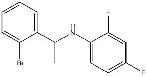 N-[1-(2-bromophenyl)ethyl]-2,4-difluoroaniline Struktur