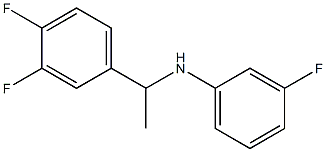 N-[1-(3,4-difluorophenyl)ethyl]-3-fluoroaniline Struktur