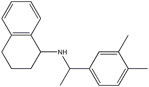 N-[1-(3,4-dimethylphenyl)ethyl]-1,2,3,4-tetrahydronaphthalen-1-amine Struktur