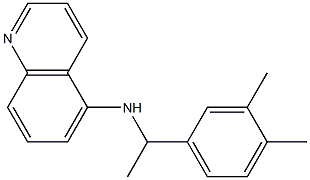 N-[1-(3,4-dimethylphenyl)ethyl]quinolin-5-amine Struktur