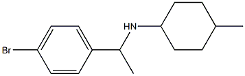N-[1-(4-bromophenyl)ethyl]-4-methylcyclohexan-1-amine Struktur