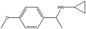 N-[1-(4-methoxyphenyl)ethyl]cyclopropanamine Struktur