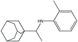 N-[1-(adamantan-1-yl)ethyl]-2-methylaniline Struktur