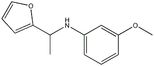 N-[1-(furan-2-yl)ethyl]-3-methoxyaniline Struktur