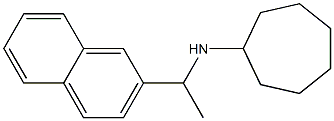 N-[1-(naphthalen-2-yl)ethyl]cycloheptanamine Struktur