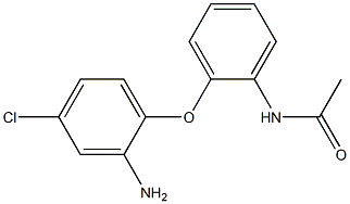 N-[2-(2-amino-4-chlorophenoxy)phenyl]acetamide Struktur