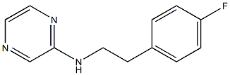 N-[2-(4-fluorophenyl)ethyl]pyrazin-2-amine Struktur