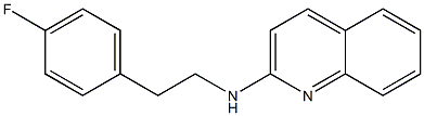 N-[2-(4-fluorophenyl)ethyl]quinolin-2-amine Struktur