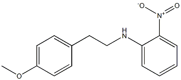 N-[2-(4-methoxyphenyl)ethyl]-2-nitroaniline Struktur