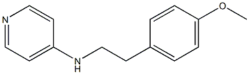 N-[2-(4-methoxyphenyl)ethyl]pyridin-4-amine Struktur