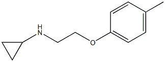 N-[2-(4-methylphenoxy)ethyl]cyclopropanamine Struktur