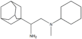 N-[2-(adamantan-1-yl)-2-aminoethyl]-N-methylcyclohexanamine Struktur