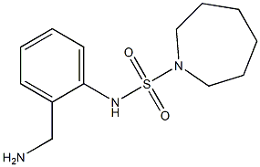 N-[2-(aminomethyl)phenyl]azepane-1-sulfonamide Struktur