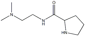 N-[2-(dimethylamino)ethyl]pyrrolidine-2-carboxamide Struktur