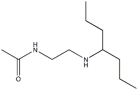 N-[2-(heptan-4-ylamino)ethyl]acetamide Struktur