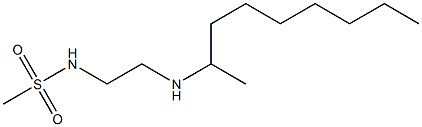 N-[2-(nonan-2-ylamino)ethyl]methanesulfonamide Struktur