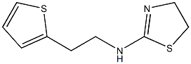 N-[2-(thiophen-2-yl)ethyl]-4,5-dihydro-1,3-thiazol-2-amine Struktur