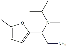 N-[2-amino-1-(5-methyl-2-furyl)ethyl]-N-isopropyl-N-methylamine Struktur