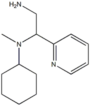 N-[2-amino-1-(pyridin-2-yl)ethyl]-N-methylcyclohexanamine Struktur