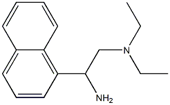 N-[2-amino-2-(1-naphthyl)ethyl]-N,N-diethylamine Struktur