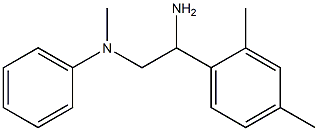 N-[2-amino-2-(2,4-dimethylphenyl)ethyl]-N-methylaniline Struktur