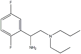 N-[2-amino-2-(2,5-difluorophenyl)ethyl]-N,N-dipropylamine Struktur