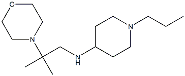 N-[2-methyl-2-(morpholin-4-yl)propyl]-1-propylpiperidin-4-amine Struktur