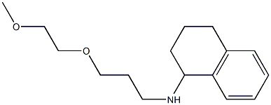 N-[3-(2-methoxyethoxy)propyl]-1,2,3,4-tetrahydronaphthalen-1-amine Struktur